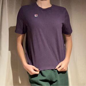 Purple fila tshirt